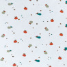 Printed Jersey MINIPOM Off-White / Vintage Multicolored